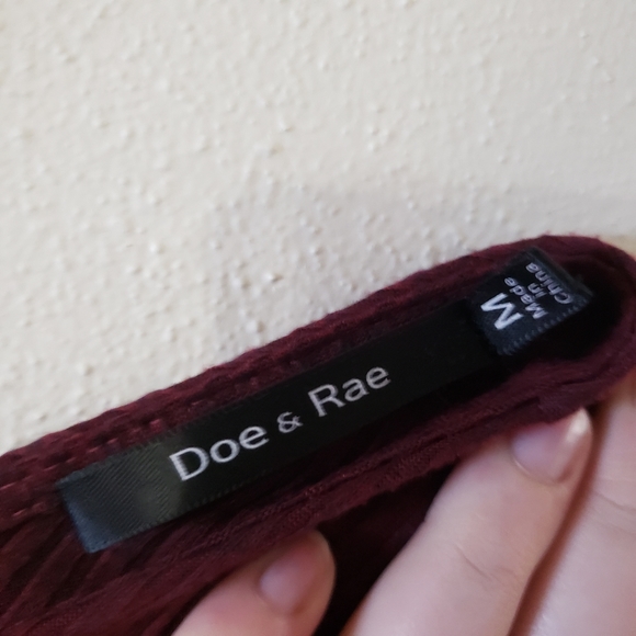 Doe & Rae Medium Cold Shoulder Ribbed Dress - Picture 4 of 5